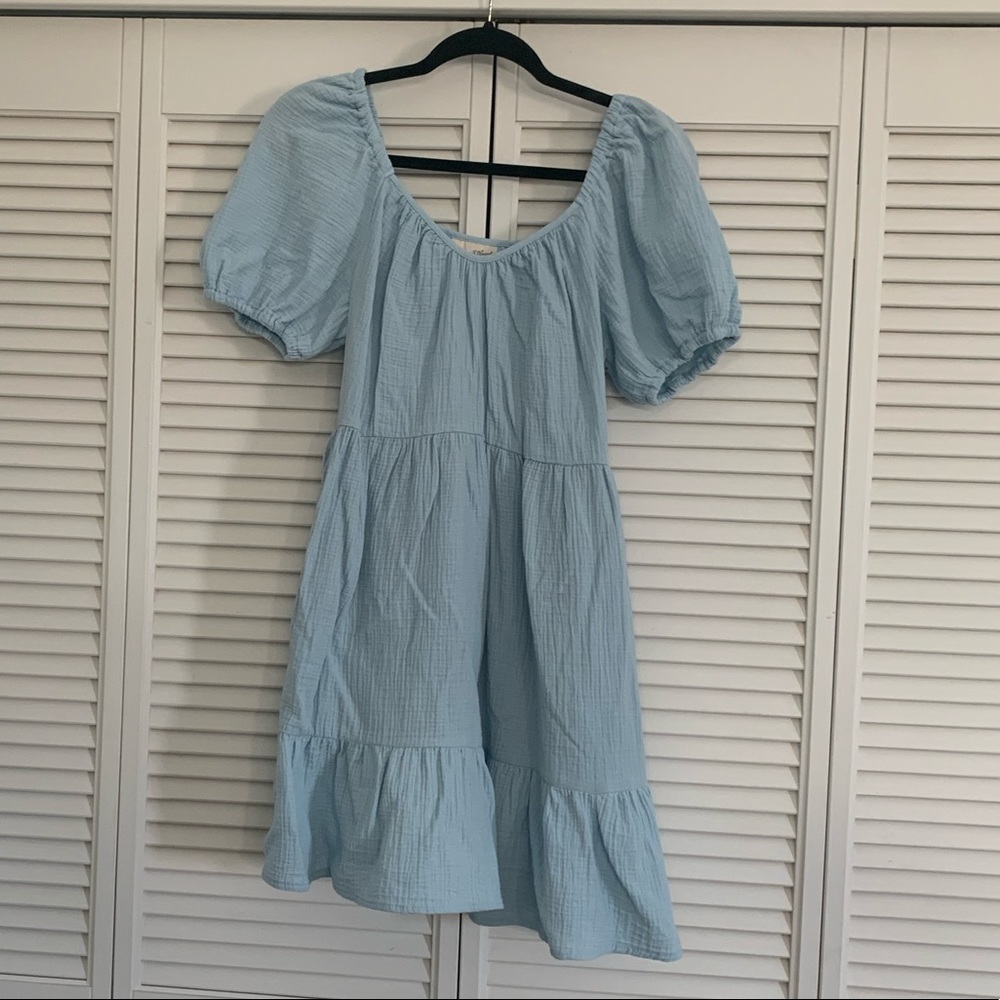 Universal Thread Baby Blue Linen Dress